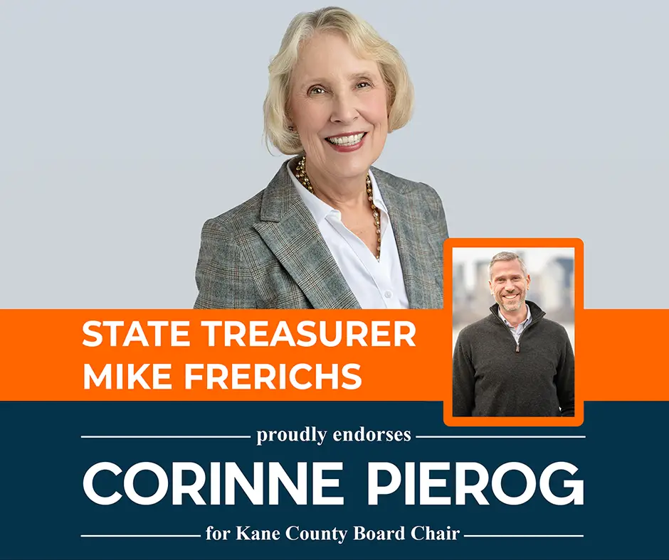 State Treasurer Mike Frerichs endorses Corinne Pierog